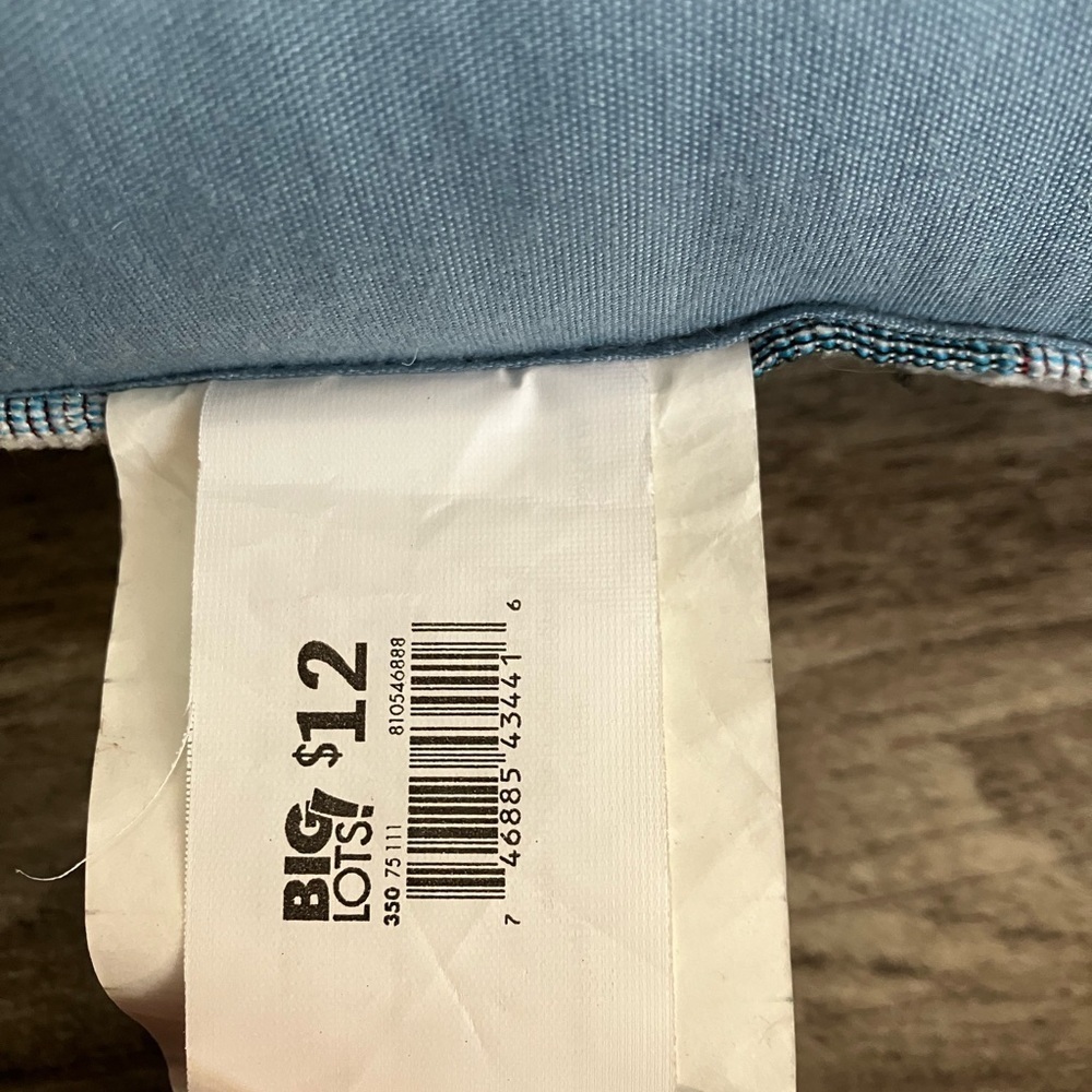 Vintage Style Blue Truck Pillow - Picture 4 of 5